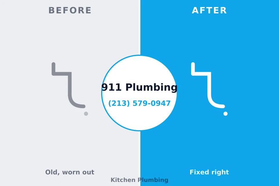 Before and after: plumbing repair Columbus Grove, OH